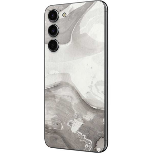Marbleized Grey Galaxy S23 Plus Skin
