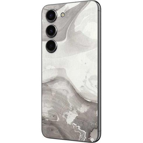 Marbleized Grey Galaxy S23 Skin