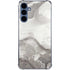 Marbleized Grey Galaxy S24 Clear Case