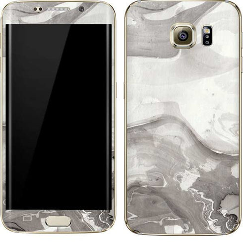 Marbleized Grey Galaxy S7 Edge Skin