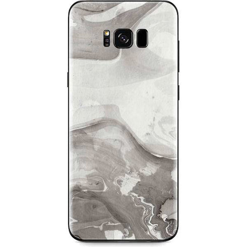 Marbleized Grey Galaxy S8 Skin