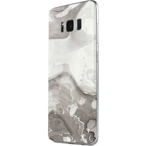 Marbleized Grey Galaxy S8 Skin