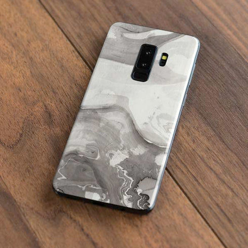 Marbleized Grey Galaxy S9 Plus Skin