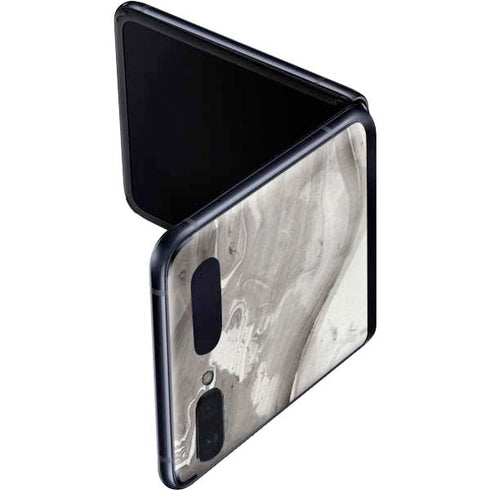 Marbleized Grey Galaxy Z Flip Skin