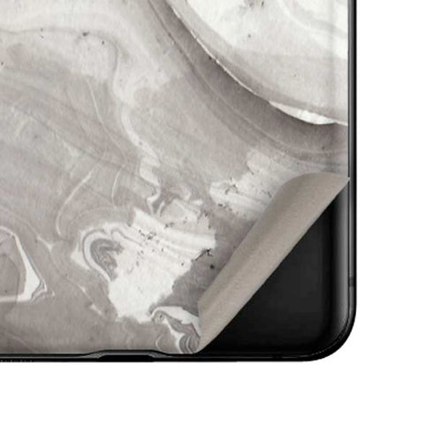 Marbleized Grey Galaxy Z Flip Skin