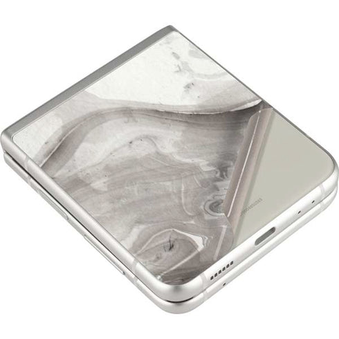 Marbleized Grey Galaxy Z Flip3 5G Skin