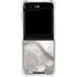 Marbleized Grey Galaxy Z Flip5 5G Clear Case