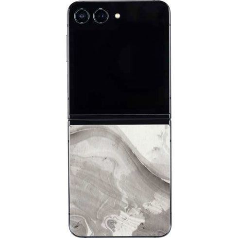 Marbleized Grey Galaxy Z Flip5 5G Skin