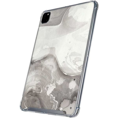 Marbleized Grey iPad Pro 12.9in (2020) Clear Case
