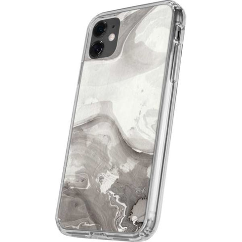 Marbleized Grey iPhone 11 Clear Case