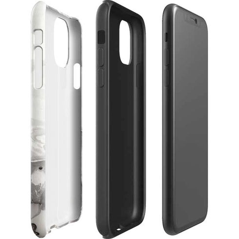 Marbleized Grey iPhone 11 Pro Max Impact Case