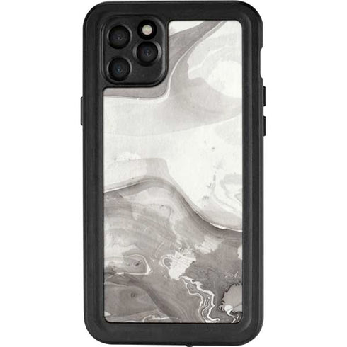 Marbleized Grey iPhone 11 Pro Max Waterproof Case