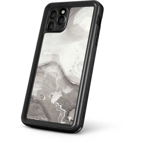 Marbleized Grey iPhone 11 Pro Waterproof Case