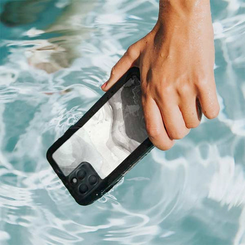 Marbleized Grey iPhone 11 Pro Waterproof Case