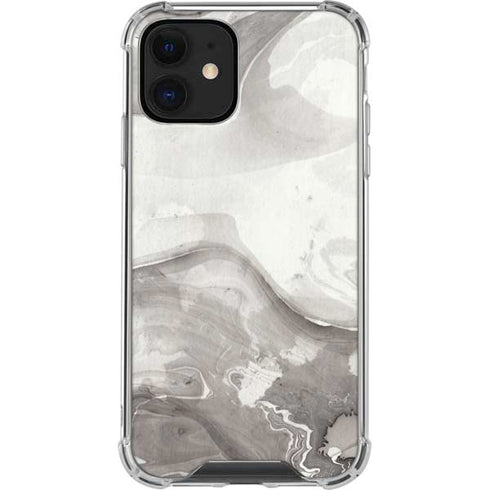 Marbleized Grey iPhone 12 Mini Clear Case