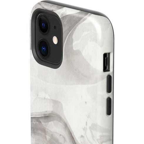 Marbleized Grey iPhone 12 Mini Impact Case