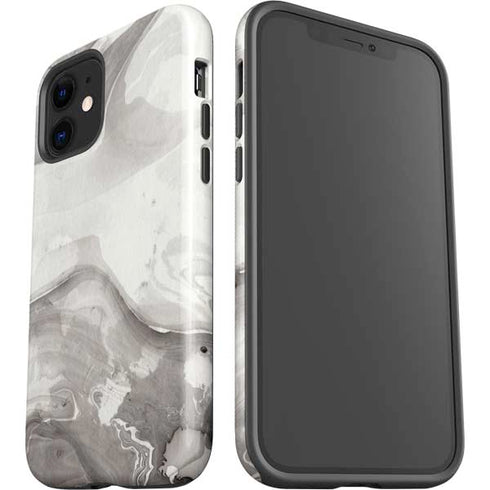 Marbleized Grey iPhone 12 Mini Impact Case