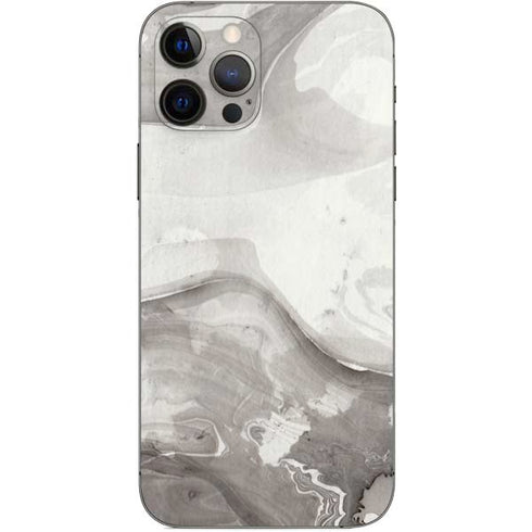 Marbleized Grey iPhone 12 Pro Skin