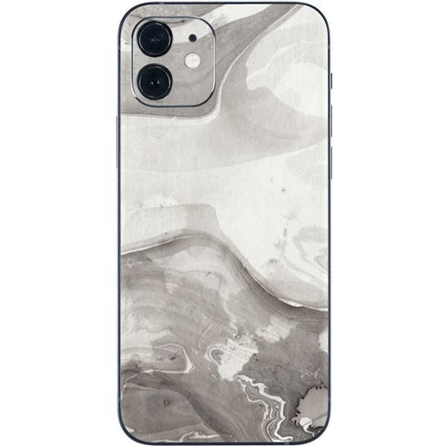 Marbleized Grey iPhone 12 Skin