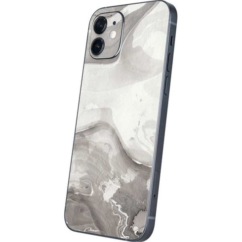 Marbleized Grey iPhone 12 Skin