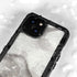 Marbleized Grey iPhone 13 Mini Waterproof Case