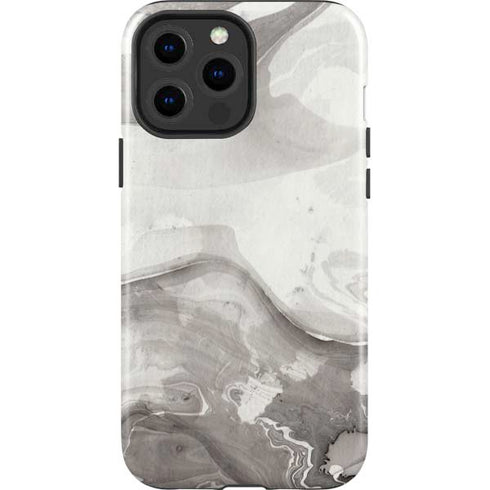 Marbleized Grey iPhone 13 Pro Max Impact Case