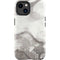 Marbleized Grey iPhone 15 Plus Impact Case