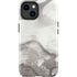 Marbleized Grey iPhone 15 Plus Impact Case