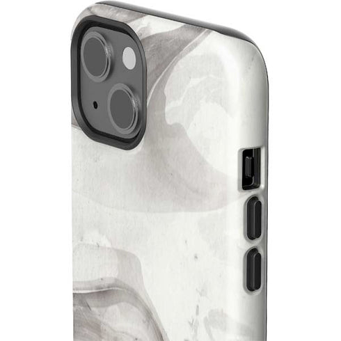 Marbleized Grey iPhone 15 Impact Case