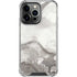 Marbleized Grey iPhone 15 Pro Clear Case