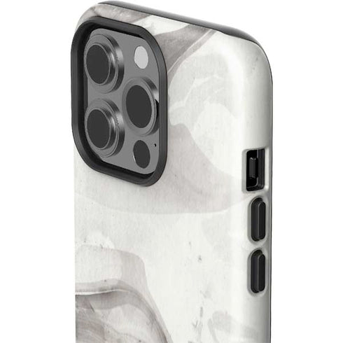 Marbleized Grey iPhone 15 Pro Impact Case