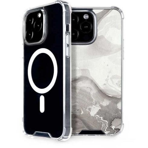 Marbleized Grey iPhone 14 Pro Max MagSafe Case