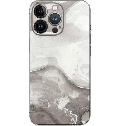 Marbleized Grey iPhone 14 Pro Skin
