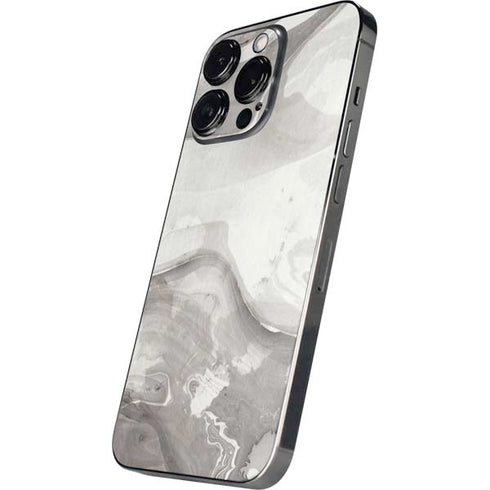 Marbleized Grey iPhone 14 Pro Skin