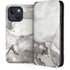Marbleized Grey iPhone 15 Folio Case