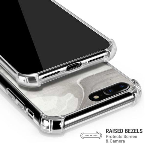 Marbleized Grey iPhone 7/8 Plus Clear Case