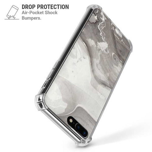 Marbleized Grey iPhone 7/8 Plus Clear Case