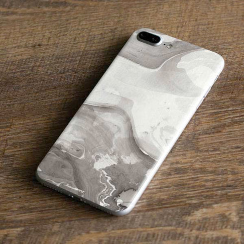 Marbleized Grey iPhone 8 Plus Skin
