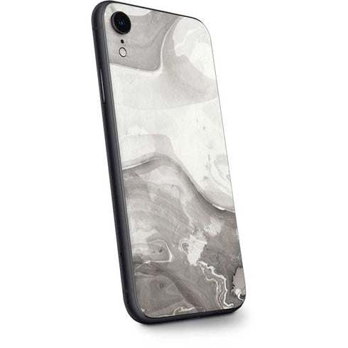 Marbleized Grey iPhone XR Skin
