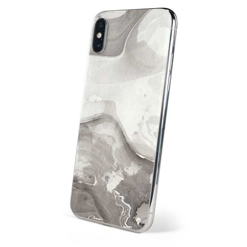 Marbleized Grey iPhone XS Skin