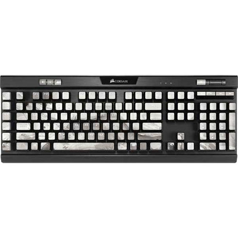 Marbleized Grey K95 RGB PLATINUM Mechanical Gaming Keyboard Skin