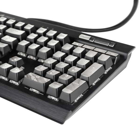 Marbleized Grey K95 RGB PLATINUM Mechanical Gaming Keyboard Skin