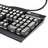 Marbleized Grey K95 RGB PLATINUM Mechanical Gaming Keyboard Skin