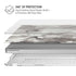 Marbleized Grey MacBook Pro 15in (2016-19) Case plus Skin