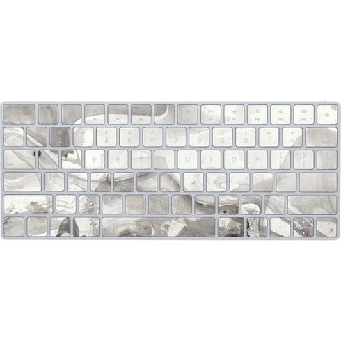 Marbleized Grey Magic Keyboard Skin