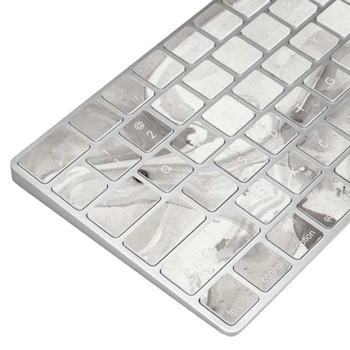 Marbleized Grey Magic Keyboard Skin