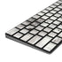 Marbleized Grey Magic Keyboard with Numeric Keypad Skin