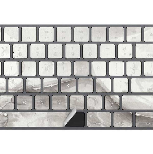 Marbleized Grey Magic Keyboard with Numeric Keypad Skin