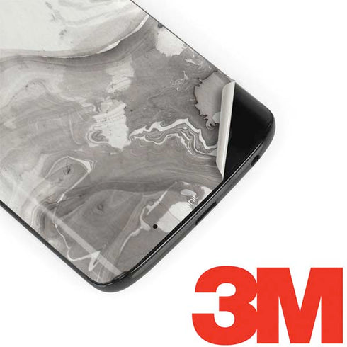 Marbleized Grey Moto G6 Skin