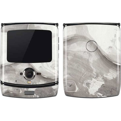 Marbleized Grey Motorola RAZR Skin
